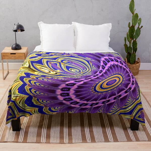 Item preview, Purple Gold and Blue Mandala Enfolding designed and sold by SeaChangeDesign.
