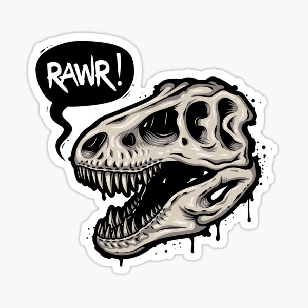 RAWR! Sticker