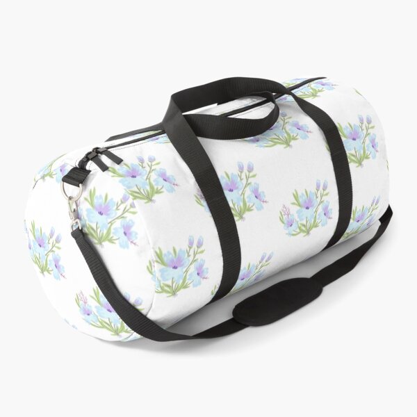 Item preview, Pastel Blue and Violet Flowers designed and sold by fabibar.