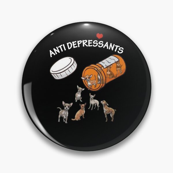 Item preview, Antidepressant Chihuahua orange bottle designed and sold by Unique-Tees.