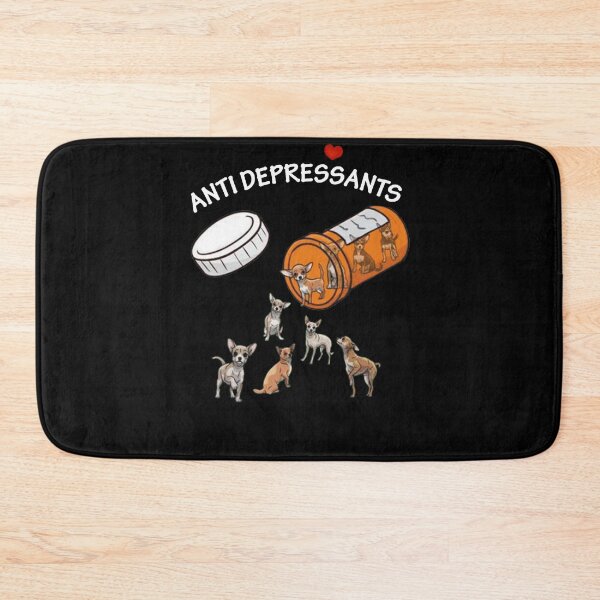 Item preview, Antidepressant Chihuahua orange bottle designed and sold by Unique-Tees.