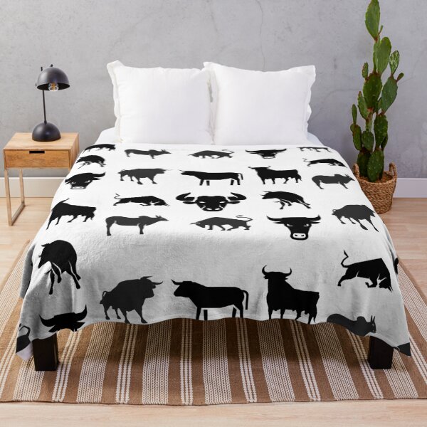 Aperçu de l'œuvre Taureaux et vaches noirs créée et vendue par thekidsprint.