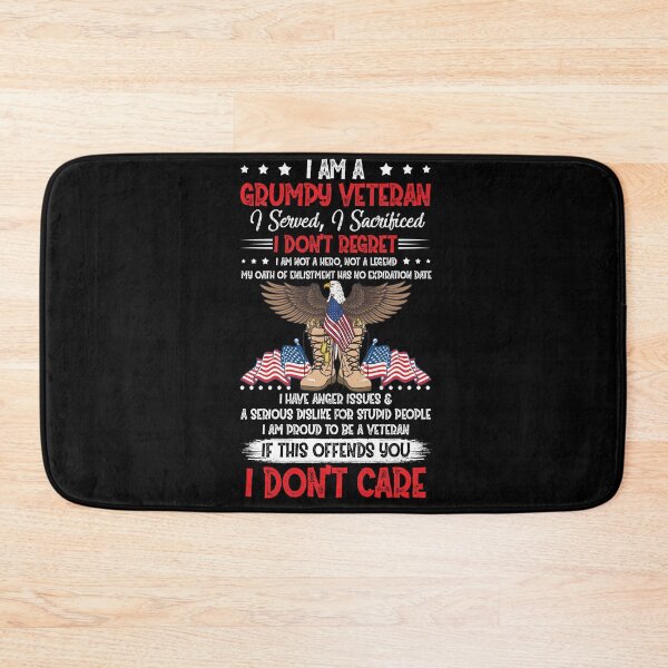Item preview, I Am A Grumpy Veteran I Served I Sacrificed I Don't Regret Independence Day 4th Of July designed and sold by BaseStore.
