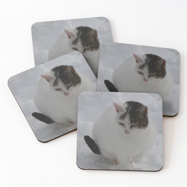 Item preview, Cat in snow designed and sold by cowgirltracie.