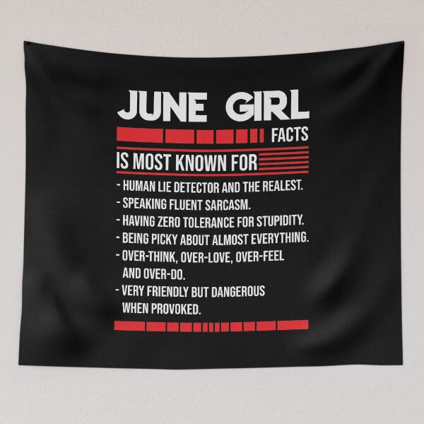 Item preview, June Girl Facts Gift for June Birthday Women designed and sold by BaseStore.