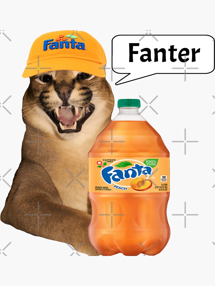 Big Floppa Meme Cat Sticker