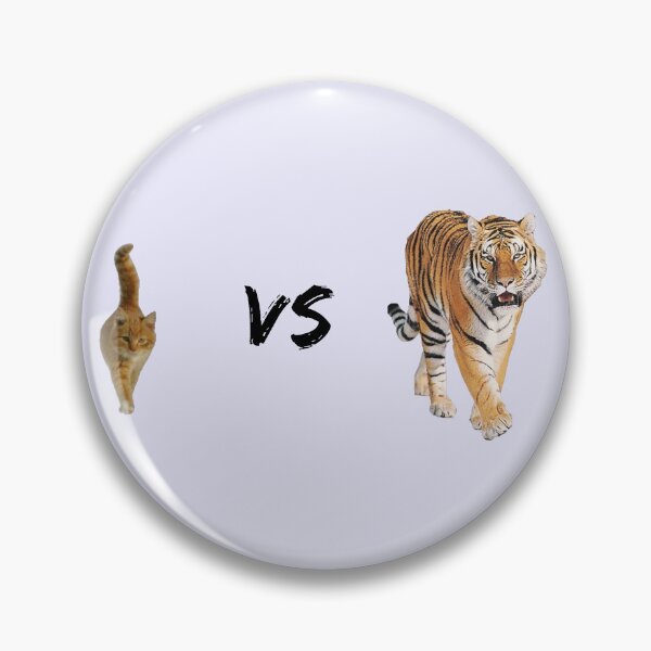 Item preview, Cat VS Tiger designed and sold by DailyVibe.