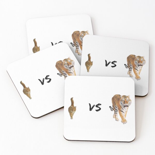 Item preview, Cat VS Tiger designed and sold by DailyVibe.