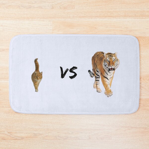 Item preview, Cat VS Tiger designed and sold by DailyVibe.