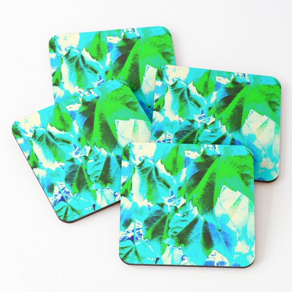 Item preview, Melbourne Art Green Blue Leaf Pattern image design  designed and sold by MelbourneGarden.