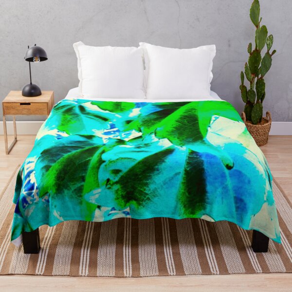 Item preview, Melbourne Art Green Blue Leaf Pattern image design  designed and sold by MelbourneGarden.