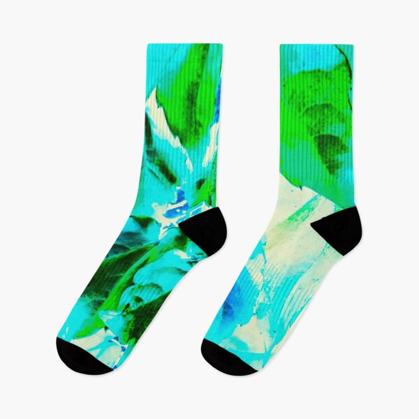 Item preview, Melbourne Art Green Blue Leaf Pattern image design  designed and sold by MelbourneGarden.
