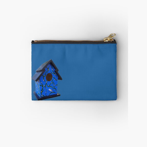 Item preview, Blue Flowery Birdhouse designed and sold by Art-by-AbbyRodz.