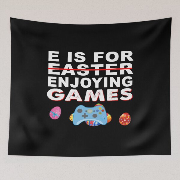 Item preview, E Is For Enjoying Games designed and sold by TiffannyUKZ.