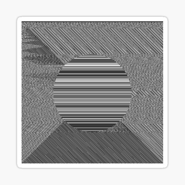 Glitch 1 Sticker