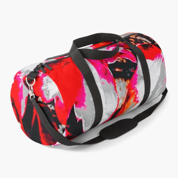 Item preview, Melbourne Art Red Silver Leaf Pattern image design  designed and sold by MelbourneGarden.