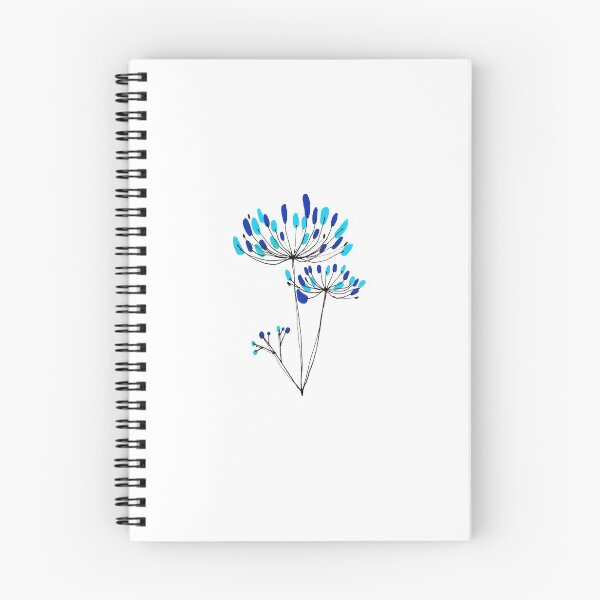 Item preview, Blue flora designed and sold by Carolruyun.