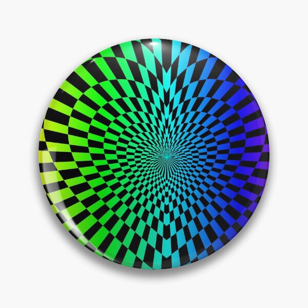 Item preview, Heart Optical Illusion - Colorful Rainbow Abstract Op Art designed and sold by LordAudes.