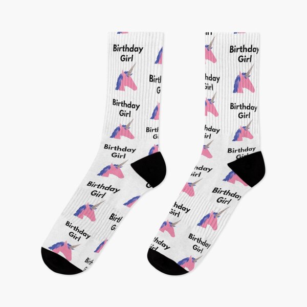 Item preview, Birthday Girl Unicorn Pink and Blue designed and sold by JRice66.