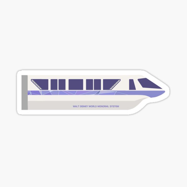 Item preview, Purple Wall Monorail designed and sold by Cammi Friederichs.