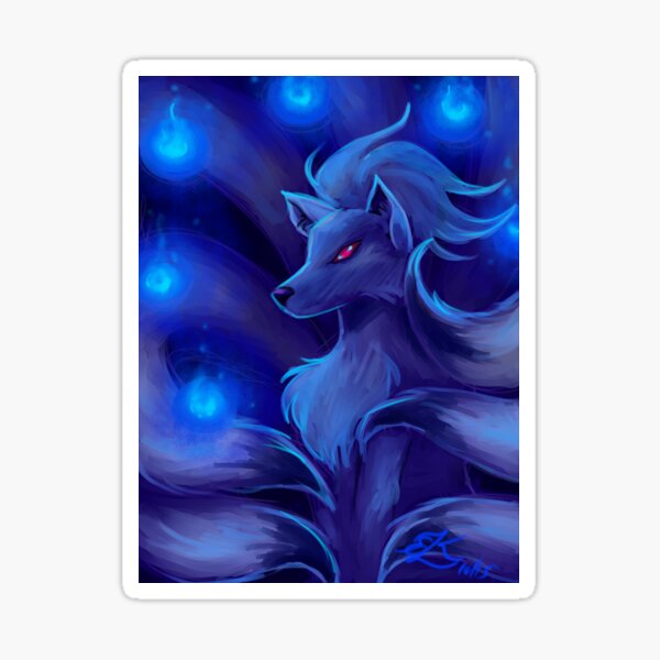 Ninetails wil-o-wisp Sticker