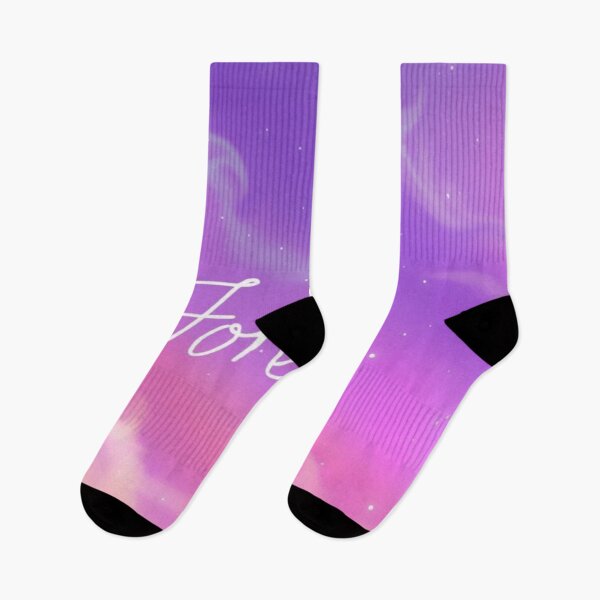 Item preview, "Forever" Sparkle purple starry sky  designed and sold by LunaAngelRose.