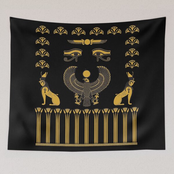 Item preview, Ra Horakhty with Sphinxes designed and sold by Ta'wy Ancient Egyptian Merchandise.