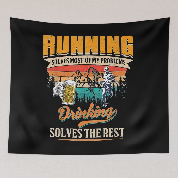 Item preview,  Running Solves Most My Problems  Run Like A Girl,Running Life,Burn Calories,Jogging Girl,Running Everyday, designed and sold by davidcgonzale.