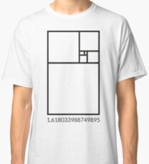 Camiseta clásica Proporción áurea