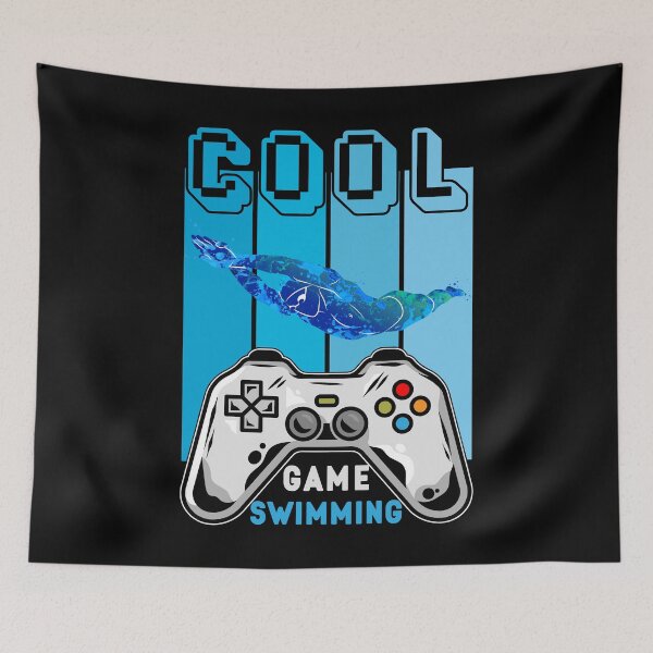 Item preview, COOL GAME SWIMMING Gamer - Swimmer- Summer designed and sold by ELIAS-nm.