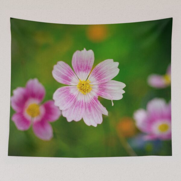 Item preview, Asters rosados y blancos designed and sold by Efineart.