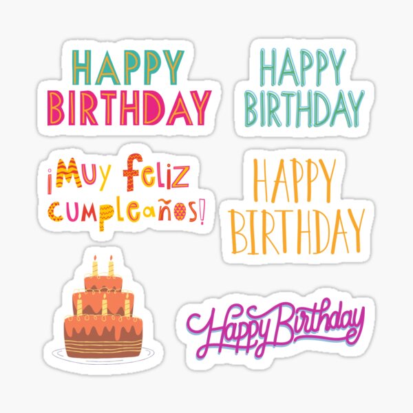 Pegatinas Cumpleaños Del Feliz Del Sobrino - Calcomanías