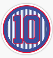 Northside 10 Baseball Shirt Sticker