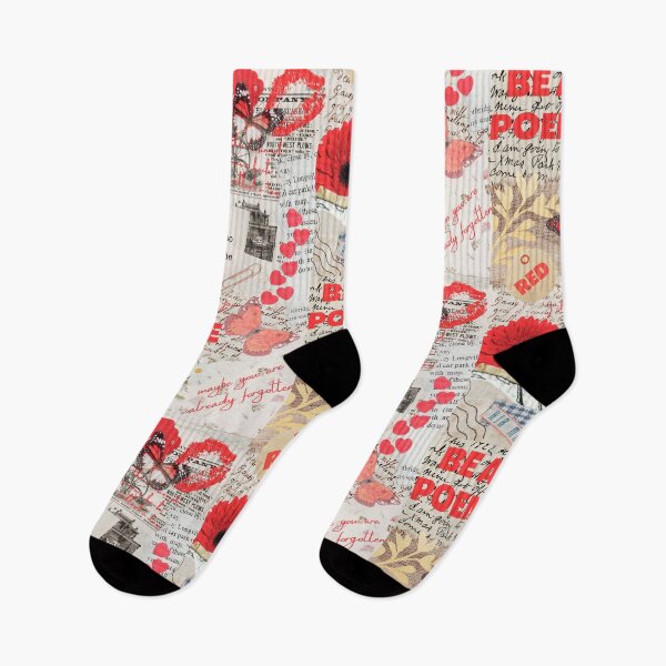Item preview, Red valentines aesthetic collage  designed and sold by Nyanko-Sempai.