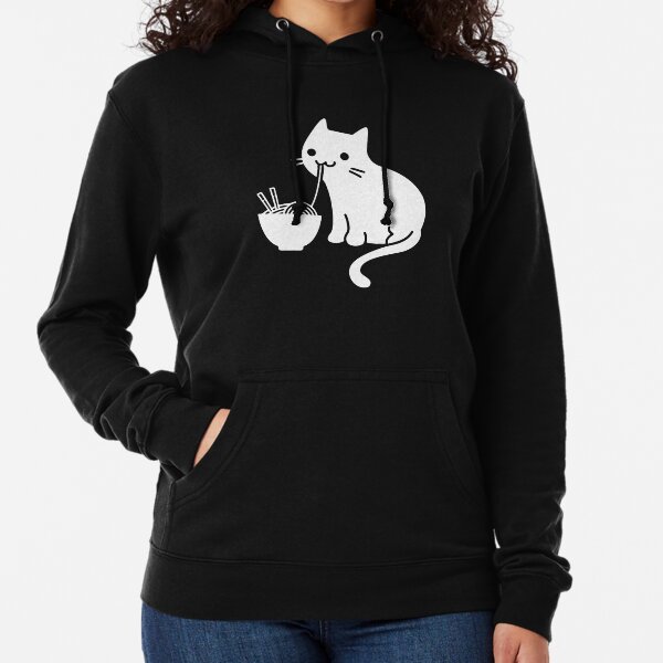 Item preview, Cute Cat Eating Ramen designed and sold by Tofun.