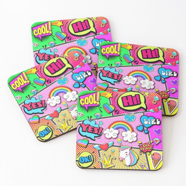 Item preview, Colorful Girly Comic Book Pop Art designed and sold by Alondra.
