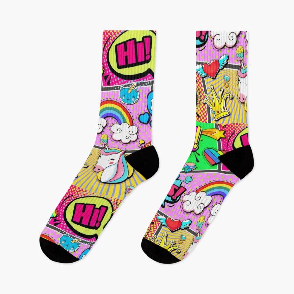 Item preview, Colorful Girly Comic Book Pop Art designed and sold by Alondra.