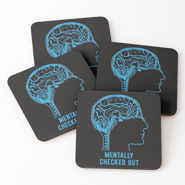Item preview, Mentally Checked Out (Blue) designed and sold by riccagarden.