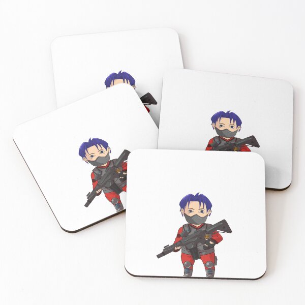 Item preview, Cute Chibi Everlast Foundation Guard A with Machine gun designed and sold by cutebabymissi0n.