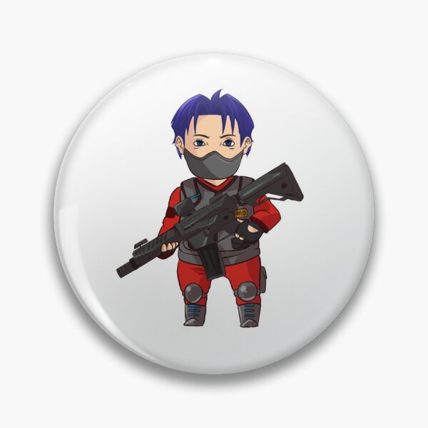 Item preview, Cute Chibi Everlast Foundation Guard A with Machine gun designed and sold by cutebabymissi0n.