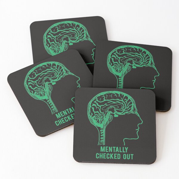 Item preview, Copy of Mentally Checked Out (Blue) designed and sold by riccagarden.