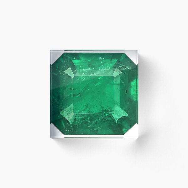 Emerald Acrylic Block