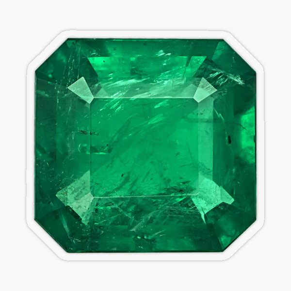 Emerald Transparent Sticker