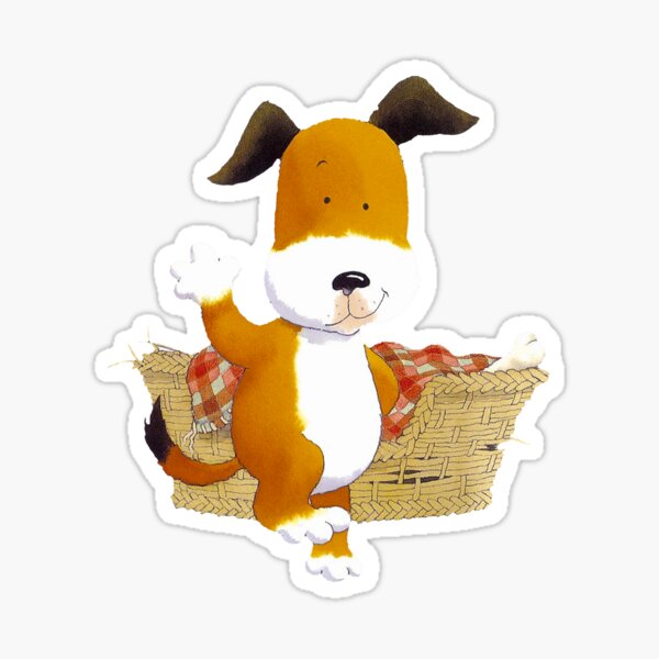 Kipper The Dog Sticker For Sale By Oldschool Kids Redbubble