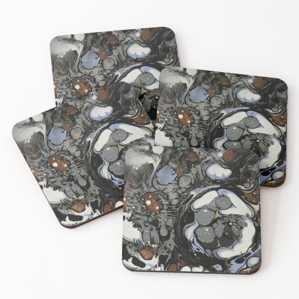 Item preview, Into the Human Body Abstract Suminagashi Print designed and sold by Akvauter.
