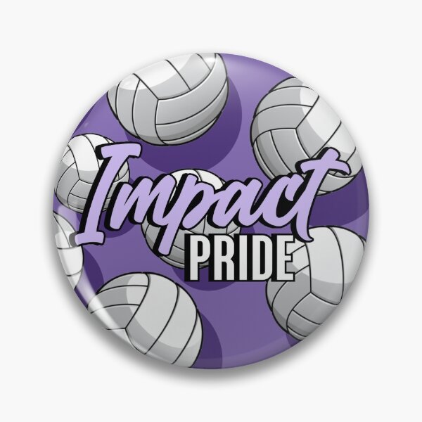 Item preview, Volleyball Impact Pride Sticker designed and sold by monkeyseemiado.