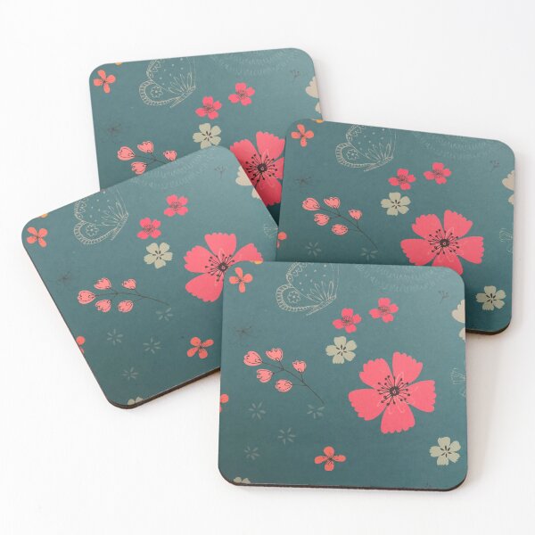 Item preview, Flowers on Blue Background designed and sold by T1D4ever.