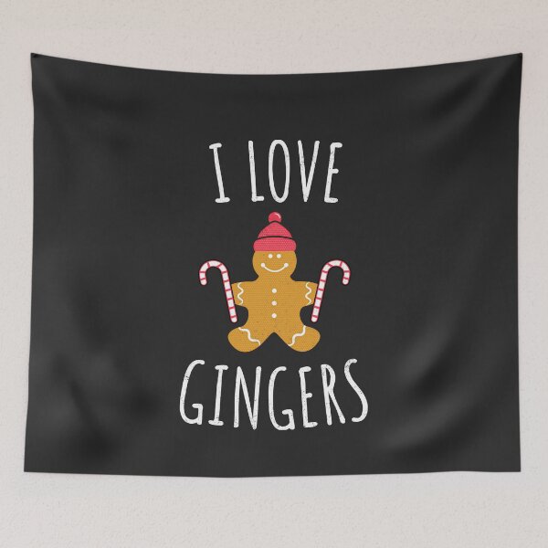 Item preview, I Love Gingers Gingerbread Man Christmas designed and sold by EricJP.