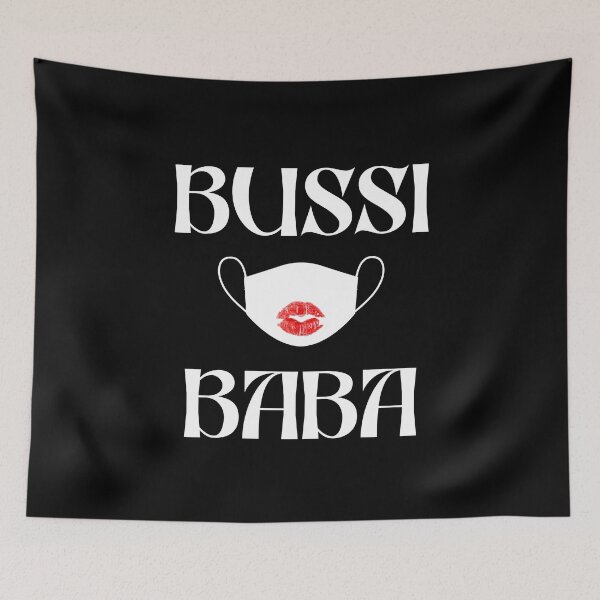 Item preview, Bussi Baba face mask Kiss red lips designed and sold by Zwuck.