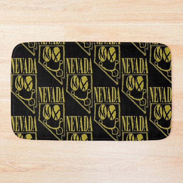 Item preview, Nevada Grunge Smiling Face Black Background designed and sold by pelagio.